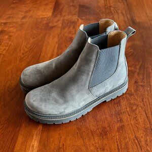 Birkenstock Stalon Nubuck Leather Boot in Graphite